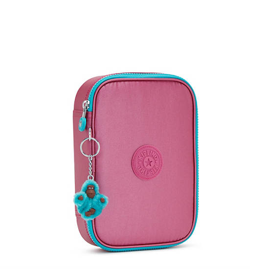 Kipling 100 Pens Metallic Case Väska Rosa | SE 1182SG